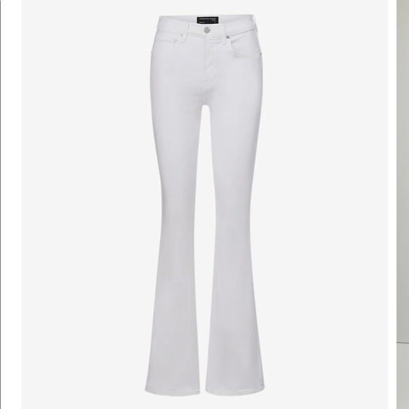 BNWT Veronica Beard Beverly Skinny-Flare Jeans in white! - Picture 1 of 5